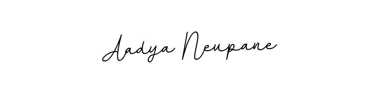 Make a beautiful signature design for name Aadya Neupane. With this signature (BallpointsItalic-DORy9) style, you can create a handwritten signature for free. Aadya Neupane signature style 11 images and pictures png