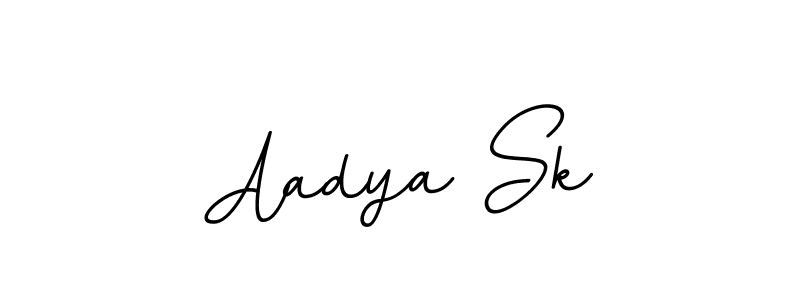 You should practise on your own different ways (BallpointsItalic-DORy9) to write your name (Aadya Sk) in signature. don't let someone else do it for you. Aadya Sk signature style 11 images and pictures png