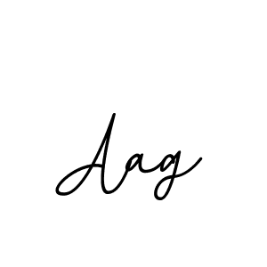 How to make Aag name signature. Use BallpointsItalic-DORy9 style for creating short signs online. This is the latest handwritten sign. Aag signature style 11 images and pictures png