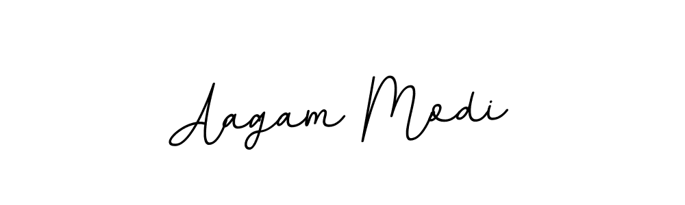 Make a beautiful signature design for name Aagam Modi. With this signature (BallpointsItalic-DORy9) style, you can create a handwritten signature for free. Aagam Modi signature style 11 images and pictures png