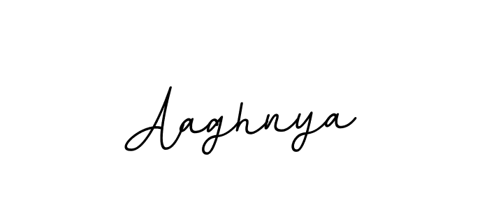 Design your own signature with our free online signature maker. With this signature software, you can create a handwritten (BallpointsItalic-DORy9) signature for name Aaghnya. Aaghnya signature style 11 images and pictures png