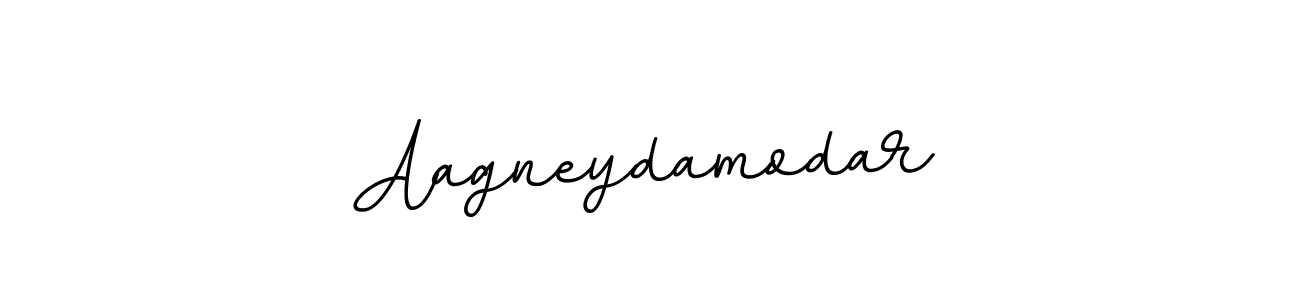 How to make Aagneydamodar name signature. Use BallpointsItalic-DORy9 style for creating short signs online. This is the latest handwritten sign. Aagneydamodar signature style 11 images and pictures png