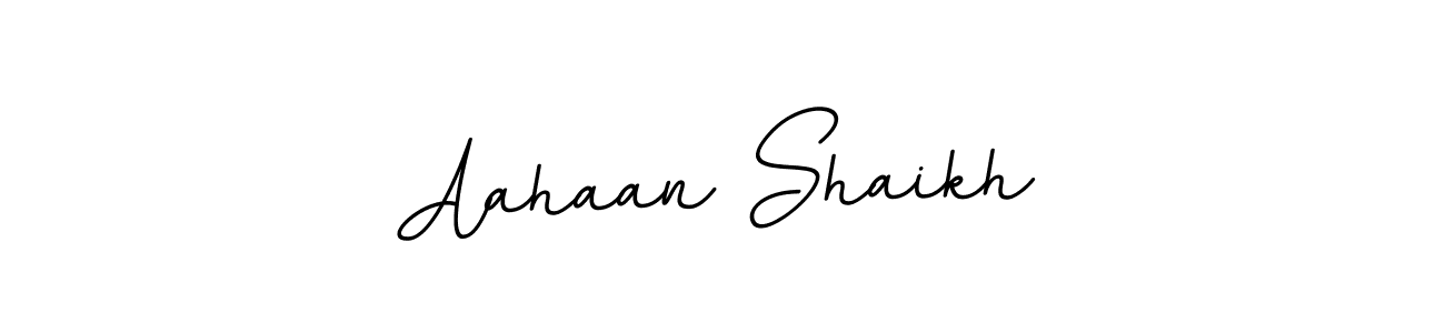 The best way (BallpointsItalic-DORy9) to make a short signature is to pick only two or three words in your name. The name Aahaan Shaikh include a total of six letters. For converting this name. Aahaan Shaikh signature style 11 images and pictures png