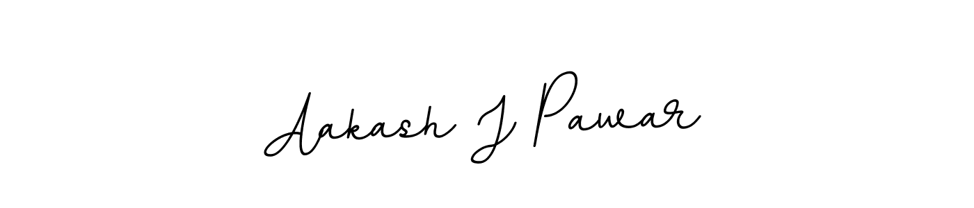 Use a signature maker to create a handwritten signature online. With this signature software, you can design (BallpointsItalic-DORy9) your own signature for name Aakash J Pawar. Aakash J Pawar signature style 11 images and pictures png