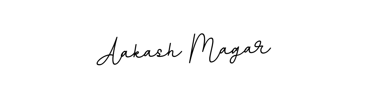 It looks lik you need a new signature style for name Aakash Magar. Design unique handwritten (BallpointsItalic-DORy9) signature with our free signature maker in just a few clicks. Aakash Magar signature style 11 images and pictures png