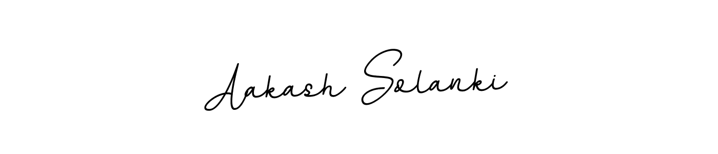 Create a beautiful signature design for name Aakash Solanki. With this signature (BallpointsItalic-DORy9) fonts, you can make a handwritten signature for free. Aakash Solanki signature style 11 images and pictures png