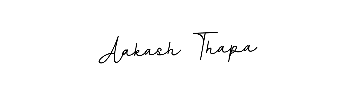Design your own signature with our free online signature maker. With this signature software, you can create a handwritten (BallpointsItalic-DORy9) signature for name Aakash Thapa. Aakash Thapa signature style 11 images and pictures png