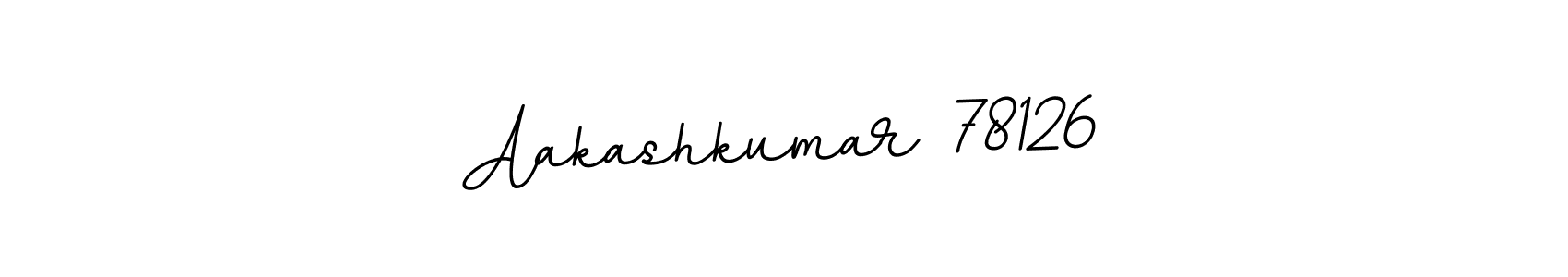 This is the best signature style for the Aakashkumar 78126 name. Also you like these signature font (BallpointsItalic-DORy9). Mix name signature. Aakashkumar 78126 signature style 11 images and pictures png