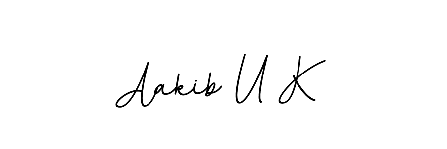 You can use this online signature creator to create a handwritten signature for the name Aakib U K. This is the best online autograph maker. Aakib U K signature style 11 images and pictures png