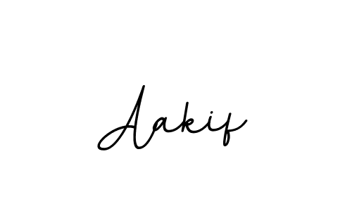 Use a signature maker to create a handwritten signature online. With this signature software, you can design (BallpointsItalic-DORy9) your own signature for name Aakif. Aakif signature style 11 images and pictures png