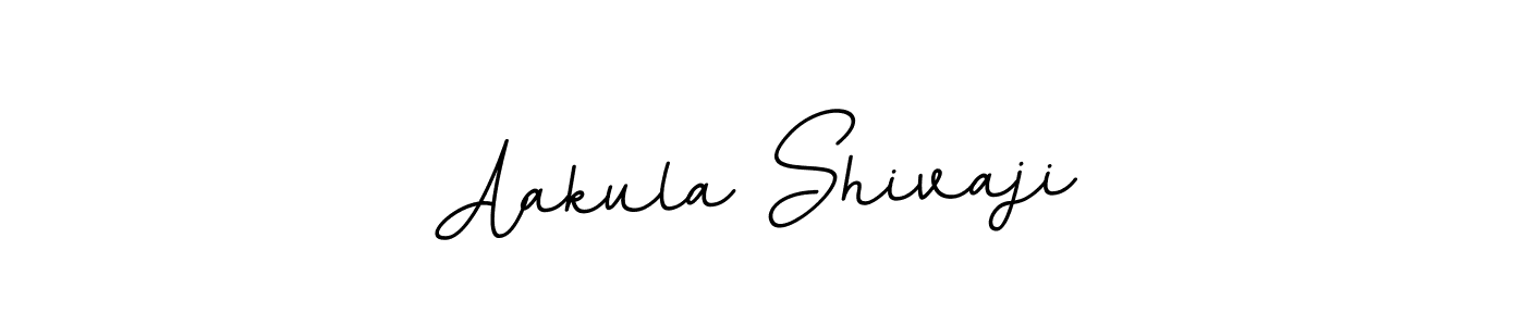 Make a beautiful signature design for name Aakula Shivaji. With this signature (BallpointsItalic-DORy9) style, you can create a handwritten signature for free. Aakula Shivaji signature style 11 images and pictures png