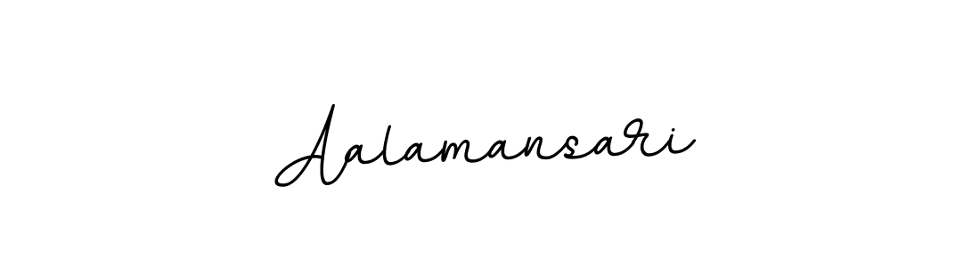 How to make Aalamansari signature? BallpointsItalic-DORy9 is a professional autograph style. Create handwritten signature for Aalamansari name. Aalamansari signature style 11 images and pictures png