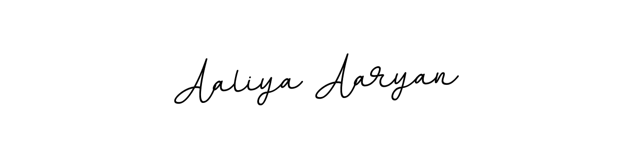 Create a beautiful signature design for name Aaliya Aaryan. With this signature (BallpointsItalic-DORy9) fonts, you can make a handwritten signature for free. Aaliya Aaryan signature style 11 images and pictures png