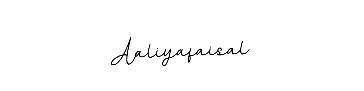 The best way (BallpointsItalic-DORy9) to make a short signature is to pick only two or three words in your name. The name Aaliyafaisal include a total of six letters. For converting this name. Aaliyafaisal signature style 11 images and pictures png