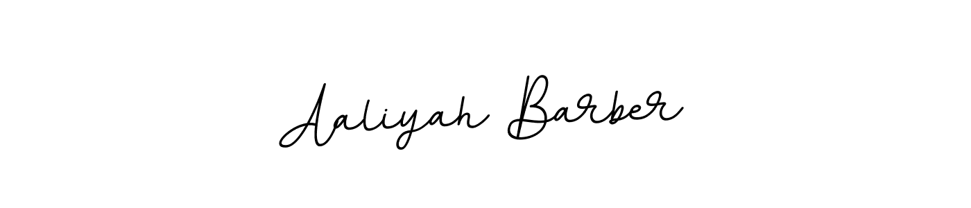 Make a beautiful signature design for name Aaliyah Barber. With this signature (BallpointsItalic-DORy9) style, you can create a handwritten signature for free. Aaliyah Barber signature style 11 images and pictures png