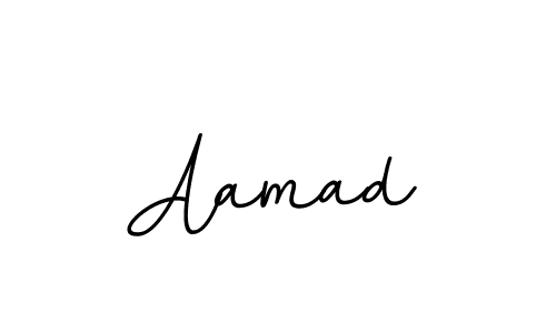 How to make Aamad name signature. Use BallpointsItalic-DORy9 style for creating short signs online. This is the latest handwritten sign. Aamad signature style 11 images and pictures png