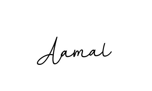 Design your own signature with our free online signature maker. With this signature software, you can create a handwritten (BallpointsItalic-DORy9) signature for name Aamal. Aamal signature style 11 images and pictures png