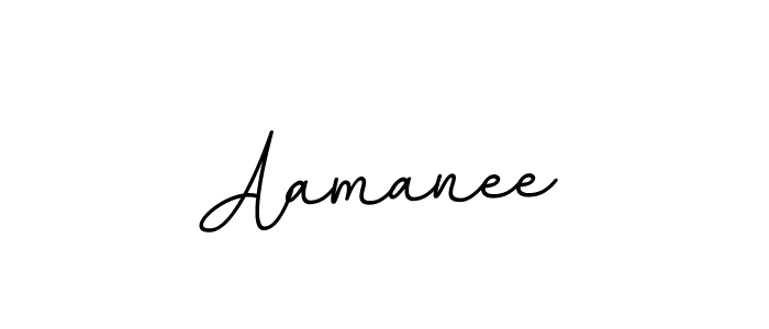 Use a signature maker to create a handwritten signature online. With this signature software, you can design (BallpointsItalic-DORy9) your own signature for name Aamanee. Aamanee signature style 11 images and pictures png