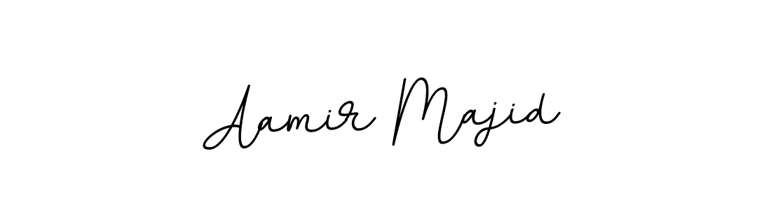 The best way (BallpointsItalic-DORy9) to make a short signature is to pick only two or three words in your name. The name Aamir Majid include a total of six letters. For converting this name. Aamir Majid signature style 11 images and pictures png