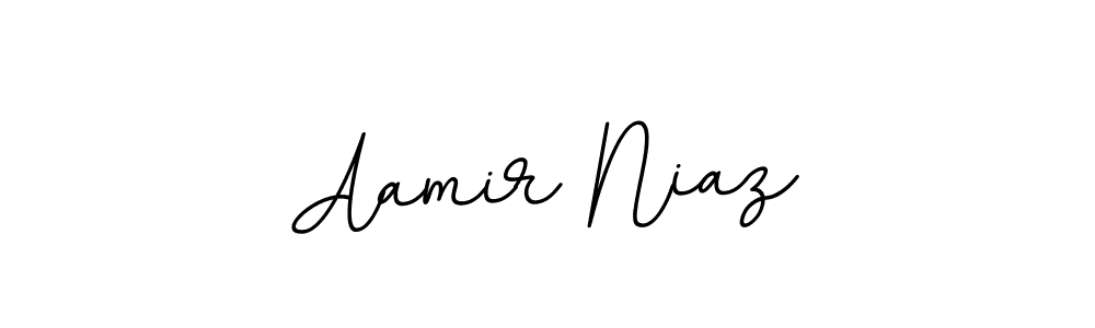 Check out images of Autograph of Aamir Niaz name. Actor Aamir Niaz Signature Style. BallpointsItalic-DORy9 is a professional sign style online. Aamir Niaz signature style 11 images and pictures png