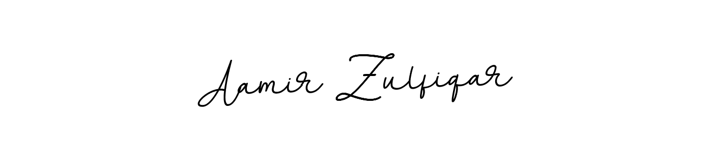 Aamir Zulfiqar stylish signature style. Best Handwritten Sign (BallpointsItalic-DORy9) for my name. Handwritten Signature Collection Ideas for my name Aamir Zulfiqar. Aamir Zulfiqar signature style 11 images and pictures png
