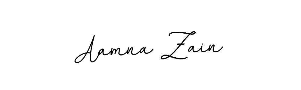 if you are searching for the best signature style for your name Aamna Zain. so please give up your signature search. here we have designed multiple signature styles  using BallpointsItalic-DORy9. Aamna Zain signature style 11 images and pictures png