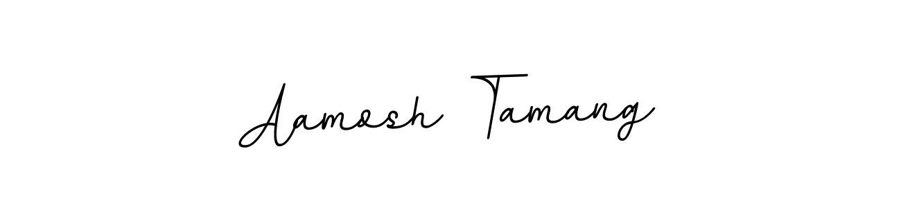 Similarly BallpointsItalic-DORy9 is the best handwritten signature design. Signature creator online .You can use it as an online autograph creator for name Aamosh Tamang. Aamosh Tamang signature style 11 images and pictures png