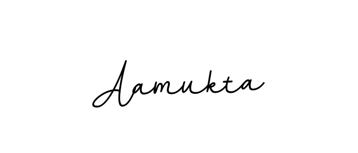 Make a beautiful signature design for name Aamukta. With this signature (BallpointsItalic-DORy9) style, you can create a handwritten signature for free. Aamukta signature style 11 images and pictures png