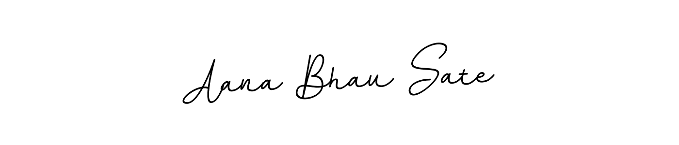 BallpointsItalic-DORy9 is a professional signature style that is perfect for those who want to add a touch of class to their signature. It is also a great choice for those who want to make their signature more unique. Get Aana Bhau Sate name to fancy signature for free. Aana Bhau Sate signature style 11 images and pictures png