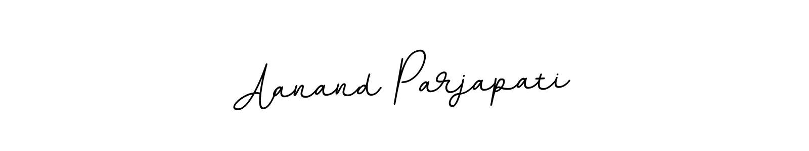 Aanand Parjapati stylish signature style. Best Handwritten Sign (BallpointsItalic-DORy9) for my name. Handwritten Signature Collection Ideas for my name Aanand Parjapati. Aanand Parjapati signature style 11 images and pictures png