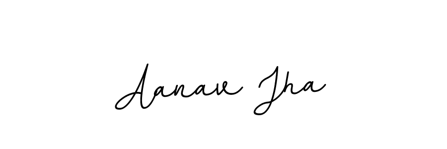 Aanav Jha stylish signature style. Best Handwritten Sign (BallpointsItalic-DORy9) for my name. Handwritten Signature Collection Ideas for my name Aanav Jha. Aanav Jha signature style 11 images and pictures png