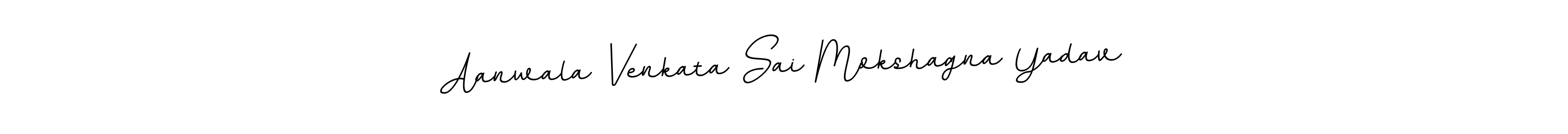 Also we have Aanwala Venkata Sai Mokshagna Yadav name is the best signature style. Create professional handwritten signature collection using BallpointsItalic-DORy9 autograph style. Aanwala Venkata Sai Mokshagna Yadav signature style 11 images and pictures png