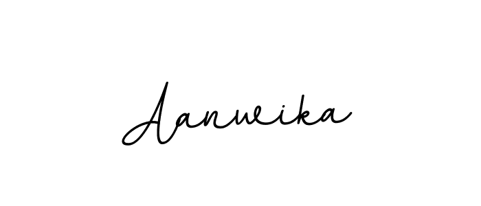 Design your own signature with our free online signature maker. With this signature software, you can create a handwritten (BallpointsItalic-DORy9) signature for name Aanwika. Aanwika signature style 11 images and pictures png