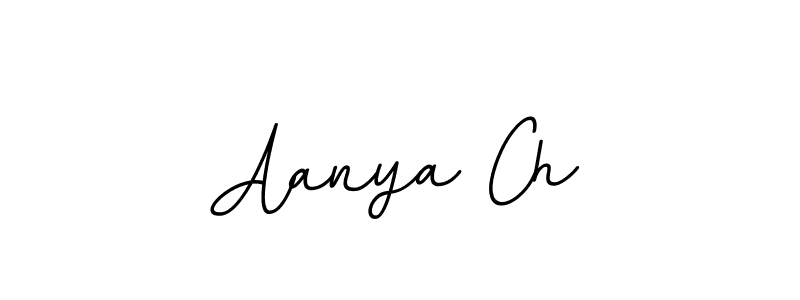 Use a signature maker to create a handwritten signature online. With this signature software, you can design (BallpointsItalic-DORy9) your own signature for name Aanya Ch. Aanya Ch signature style 11 images and pictures png