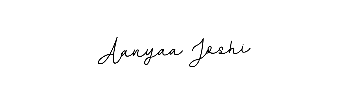 Use a signature maker to create a handwritten signature online. With this signature software, you can design (BallpointsItalic-DORy9) your own signature for name Aanyaa Joshi. Aanyaa Joshi signature style 11 images and pictures png