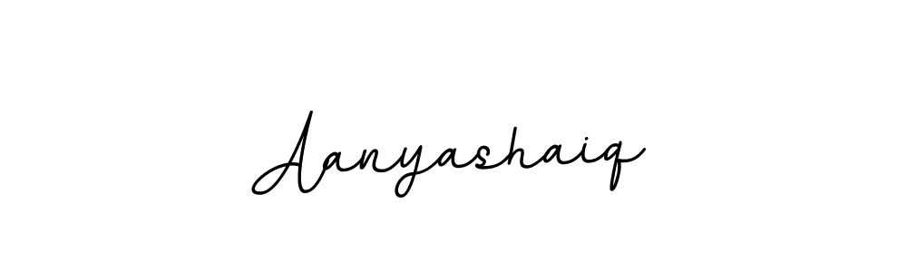 Design your own signature with our free online signature maker. With this signature software, you can create a handwritten (BallpointsItalic-DORy9) signature for name Aanyashaiq. Aanyashaiq signature style 11 images and pictures png