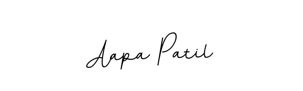 Use a signature maker to create a handwritten signature online. With this signature software, you can design (BallpointsItalic-DORy9) your own signature for name Aapa Patil. Aapa Patil signature style 11 images and pictures png