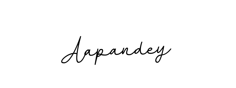 Also we have Aapandey name is the best signature style. Create professional handwritten signature collection using BallpointsItalic-DORy9 autograph style. Aapandey signature style 11 images and pictures png