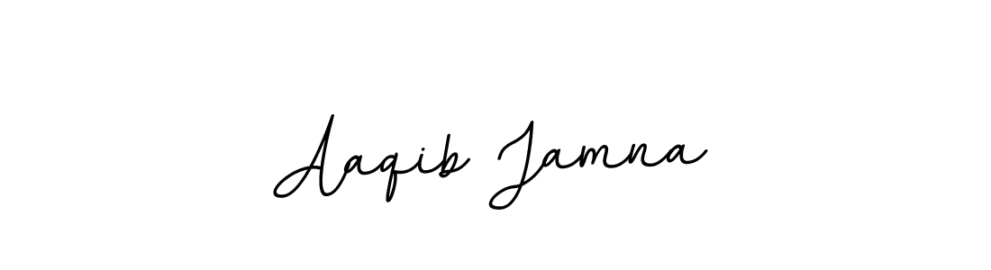 Design your own signature with our free online signature maker. With this signature software, you can create a handwritten (BallpointsItalic-DORy9) signature for name Aaqib Jamna. Aaqib Jamna signature style 11 images and pictures png