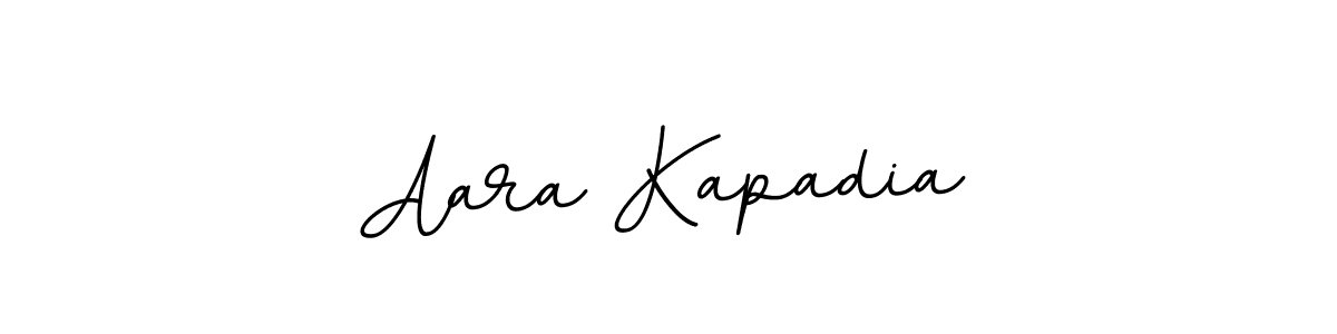 You should practise on your own different ways (BallpointsItalic-DORy9) to write your name (Aara Kapadia) in signature. don't let someone else do it for you. Aara Kapadia signature style 11 images and pictures png