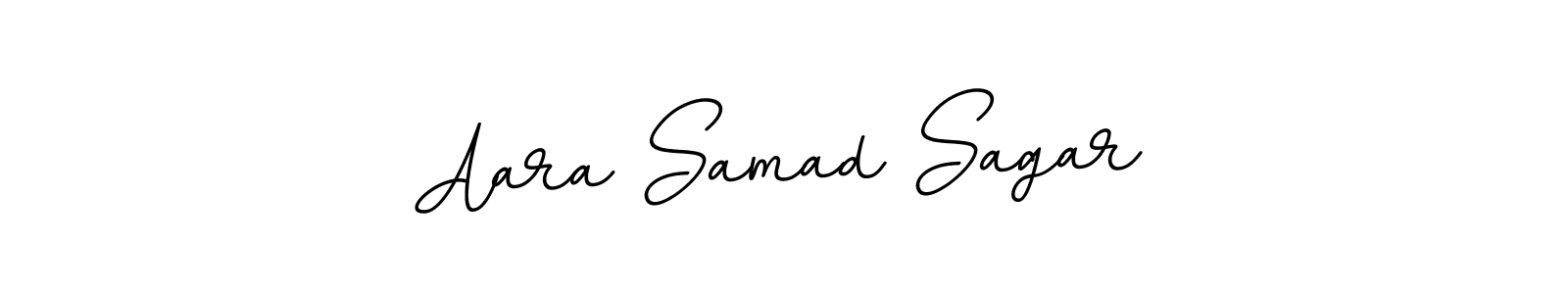 Make a beautiful signature design for name Aara Samad Sagar. With this signature (BallpointsItalic-DORy9) style, you can create a handwritten signature for free. Aara Samad Sagar signature style 11 images and pictures png