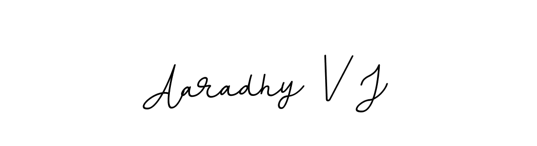 How to make Aaradhy V J signature? BallpointsItalic-DORy9 is a professional autograph style. Create handwritten signature for Aaradhy V J name. Aaradhy V J signature style 11 images and pictures png