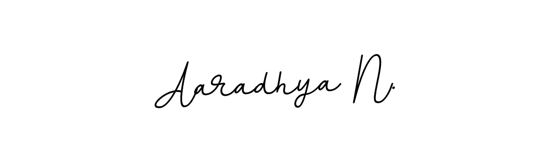 Also we have Aaradhya N. name is the best signature style. Create professional handwritten signature collection using BallpointsItalic-DORy9 autograph style. Aaradhya N. signature style 11 images and pictures png