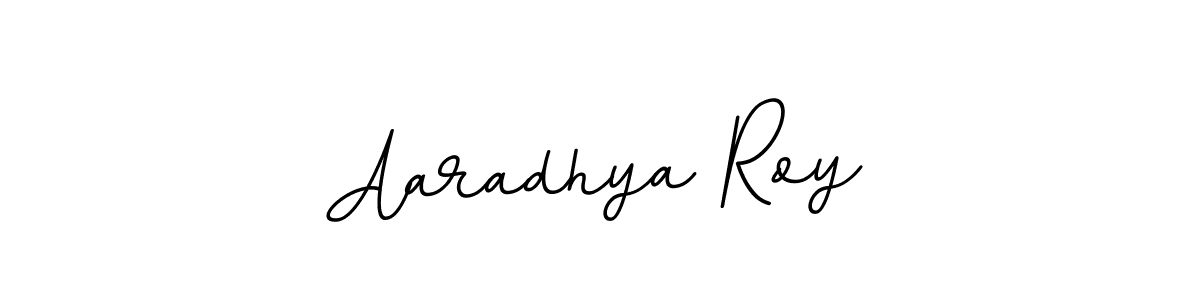 Make a beautiful signature design for name Aaradhya Roy. With this signature (BallpointsItalic-DORy9) style, you can create a handwritten signature for free. Aaradhya Roy signature style 11 images and pictures png