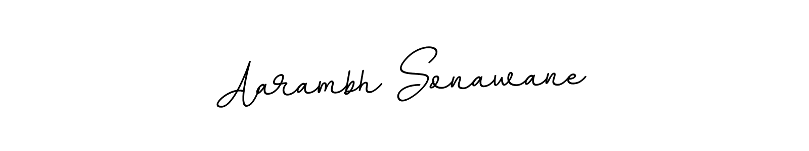 if you are searching for the best signature style for your name Aarambh Sonawane. so please give up your signature search. here we have designed multiple signature styles  using BallpointsItalic-DORy9. Aarambh Sonawane signature style 11 images and pictures png