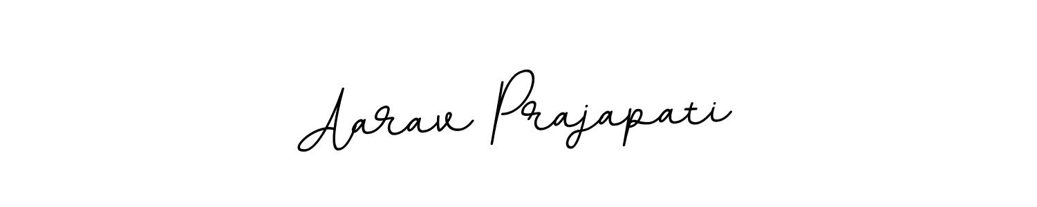 Aarav Prajapati stylish signature style. Best Handwritten Sign (BallpointsItalic-DORy9) for my name. Handwritten Signature Collection Ideas for my name Aarav Prajapati. Aarav Prajapati signature style 11 images and pictures png