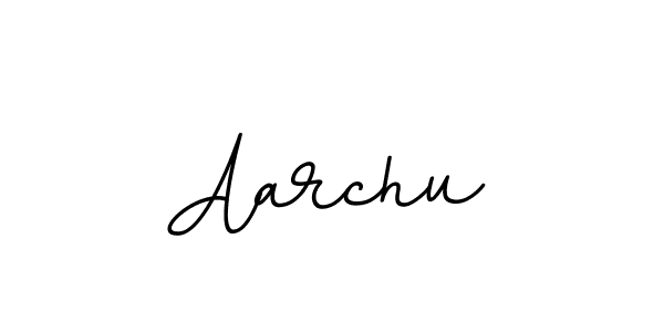 Make a beautiful signature design for name Aarchu. With this signature (BallpointsItalic-DORy9) style, you can create a handwritten signature for free. Aarchu signature style 11 images and pictures png