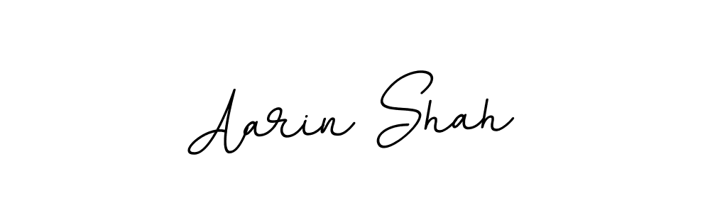 How to make Aarin Shah name signature. Use BallpointsItalic-DORy9 style for creating short signs online. This is the latest handwritten sign. Aarin Shah signature style 11 images and pictures png