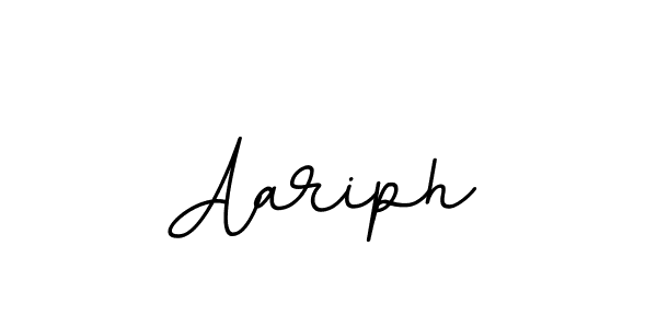 How to make Aariph name signature. Use BallpointsItalic-DORy9 style for creating short signs online. This is the latest handwritten sign. Aariph signature style 11 images and pictures png