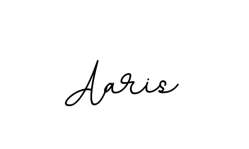 Use a signature maker to create a handwritten signature online. With this signature software, you can design (BallpointsItalic-DORy9) your own signature for name Aaris. Aaris signature style 11 images and pictures png